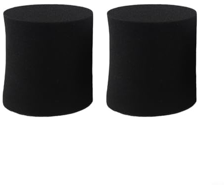 Universal-Foam Speaker Port Bungs Sound Dampening-Plug Bass Reduction Port Tubes, for Audio System Subwoofer Multiple, Sizes Available, Black Pack of 2(100x100mm)