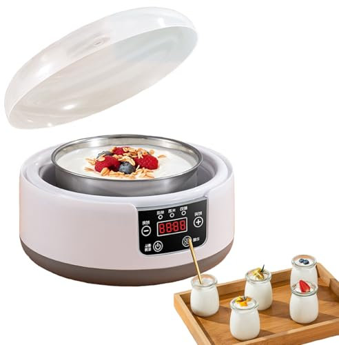 Yogurtera con control constante de temperatura y tiempo para uso doméstico y dormitorio