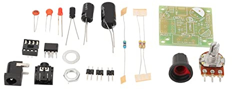 Fockety Mini LM386 Audio Amplifier Kit Super Easy-to-Install FR4‑A PCB 3‑12V for Enthusiasts