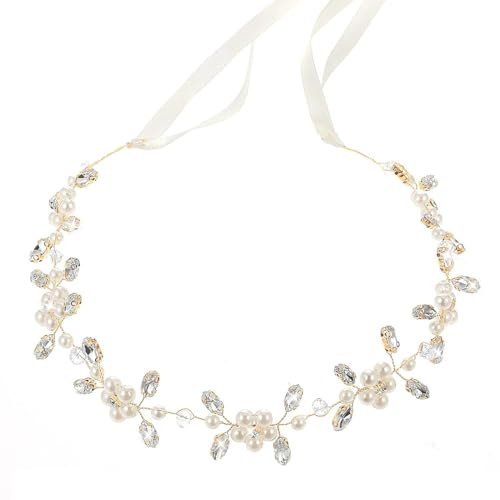 Luxorium 1 pièce accessoire cheveux communion fille couronne de fleurs serre-tête pour enfants mariage baptême première communion coiffure bandeau