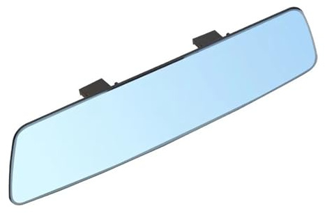 Innenspiegel 280 Mm 2,5 HD Randloser Rückspiegel Auto-Innenraum Rückspiegel Panorama Clip On Weitwinkel Blau