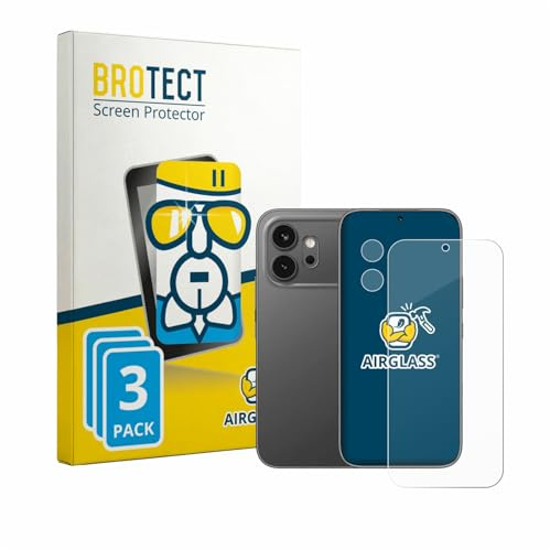BROTECT 3 Stück Schutzglas für Honor 600 (Display+Kamera) Schutzfolie Panzer Folie Glas[Extrem Kratzfest 9H, Anti-Fingerprint, Ultra-Transparent]