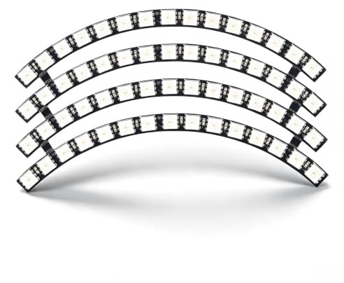 Oumefar 60er WS2812 RGB LED Ring,5V Digitalplatine für DIY