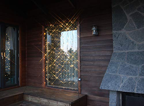 Best Season 491-12 System 24 LED-Curtain 1 x 2 m, 98-L - Extra, warm weiß