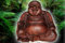 Ciffre 30 cm Happy Lachender Glücklicher Buddha aus Holz Fair Trade und handgefertigt
