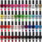 Beauty4Britain Nail Polish Varnish Set 48 Modern Colours + 2 Nail Art Sticker Sets + 2 Display Boxes
