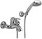 FA024CR Wannenbatterie mit Brausegarnitur Royal Shower FLAVIA PAFFONI