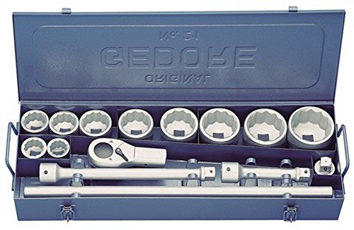 Steckschlüsselsatz CV: 15tlg. 1Zoll GEDORE f.4KT-Antrieb