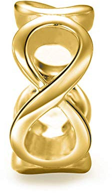 CHAMOON Charm-Anhänger Unendlich Eternity Silber 18 Karat Vergoldet 31024