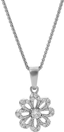 Orphelia Damen-Ketten mit Anhänger 925 Sterling Silber zirkonia ZH-7305