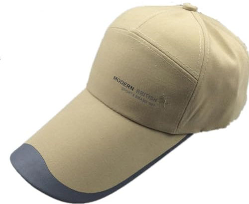 Casquette de Baseball Homme Chapeau de Soleil en Plein Air Casquette Visière Protection Solaire Large Bord Réglable Cap de Golf Camping Pêche Hip-hop Anti-UV pour Printemps Eté