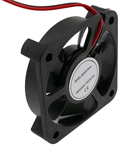 BeMatik - Ventilador de chasis 50x50x10 mm de 12 VDC para Caja de Ordenador