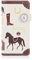 SHAGWEAR ® Portemonnaie Geldbörse Damen Geldbeutel Mädchen Bifold Mehrfarbig Portmonee Designs: (Pferde/Unbrideld Horses)