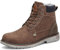 Mishansha Stivali Uomo Invernali Impermeabile Scarpe Outdoor Antiscivolo Allineato Caloroso Stivali da Neve Escursionismo Scarpe Marrone Gr.42