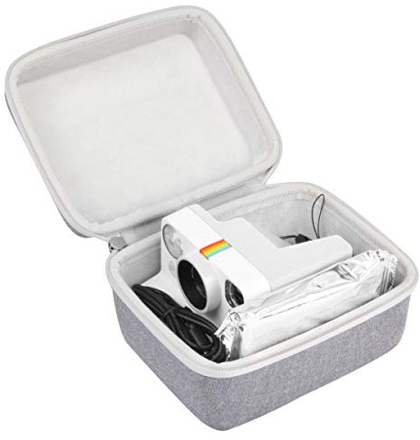 khanka Hard Carrying Case for Polaroid Now 3rd Gen I-Type,Now+ 3rd,Now 2nd,Now+ 2nd Gen,Flip,Originals Now I-Type,Originals Now+,I-2,OneStep+,OneStep 2 Instant Film Camera(Grey Case)