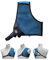 BICASTER Brustschutz für Bogensport RH gepolstert verstellbar (Blau, L)