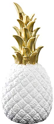 Stecto Dekofigur Ananas, Dananas-Ornamente aus Kunstharz, modern, nordisch