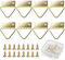 Ganci per quadri per parete rigida Kit per appendere quadri Gancio per parete rigida Triangolo grande 8pc-E