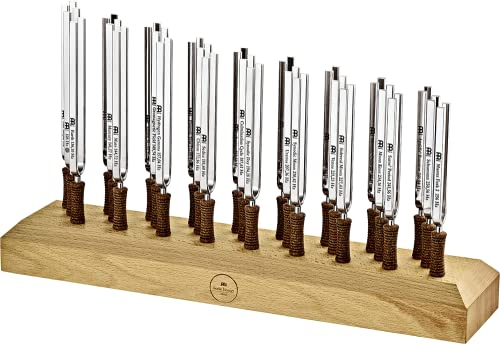 Sonic Energy Stimmgabel Set – 27-teilig – Für Meditation, Therapie, Zuhause – Inkl. Etui und Baumwolltaschen (TF-SET-27)