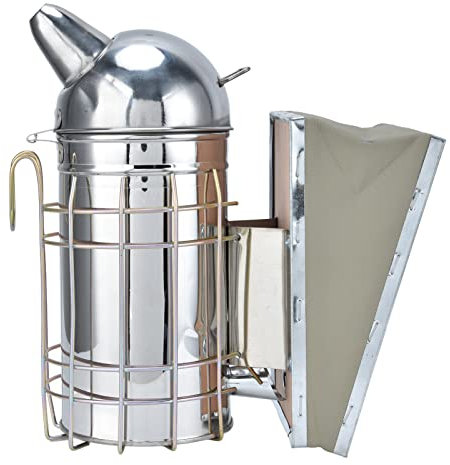 Large Stainless Steel Bee Smoker,Beekeeping Equipment Beehive Smoker for Outdoor Bee House for Bee Hive Smoker Beekeeper Beekeeping Tools