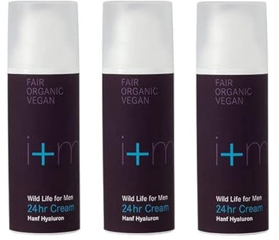 i+m Naturkosmetik Berlin Wild Life 24h Cream Hanf & Hyaluron 3x 50ml
