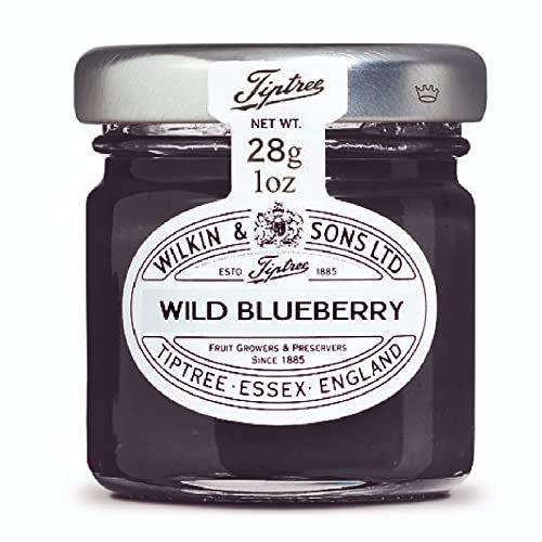 Confettura Wilkin & Sons Wild Blueberry Mirtilli Selvatici Vasetti Vetro da 28 g (72 Pezzi - Box Intero)