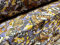 Ottomane Feinripp-Stretch-Jersey-Stoff, Spandex, Meterware, Camouflage, Graffiti-Cartoon-Druck, mehrfarbig