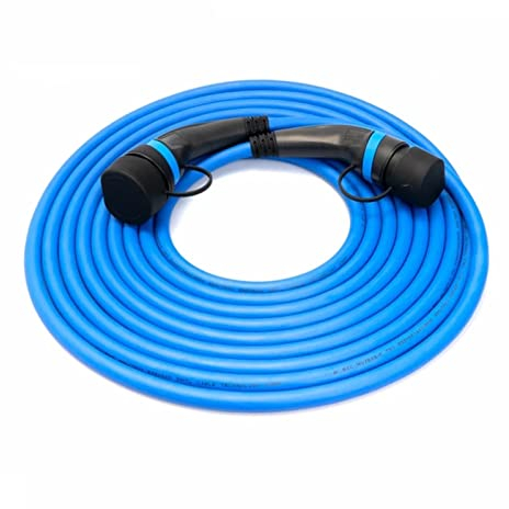 LXSWY elektroauto ladekabel 8 10 15 Meter 32 A dreiphasiges 22 kW EV-Kabel Typ 2 auf Typ 2 EV-Ladekabel for Elektrofahrzeuge IEC 62196 32 A EVSE-Kit (Color : 15 Metres)