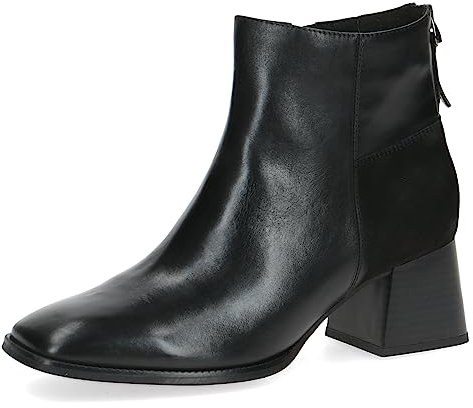 CAPRICE Femme 9-25343-41 Bottines à Lacets avec Talon, Noir, 37 EU