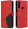 KKEIKO Coque pour Huawei P Smart Z / Y9 Prime 2019, Antichoc Étui à Rabat avec Porte Cartes, Magnetique Portefeuille Coque en PU Cuir pour Huawei P Smart Z / Y9 Prime 2019, Rouge