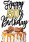 Xsstarmi 1 Pack Happy 50th Birthday Cake Topper Glitter Cheers to 50 Years Cake Pick 50 Fabulous 50 Years Anniversary 50th Birthday Party Cake Decorations Supplies Gold