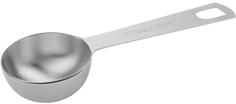 BERYLER 1PCS 1tbsp (3tsp, 15ml, 1/2oz) Single Measuring Spoon, Stainless Steel Individual Teaspoons Only