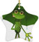 Weihnachtsschmuck für Baumdekoration, Frosch mit grünem Regenschirm, weiße Keramik, hängende Christbaumschmuck, Christbaumschmuck, Kugel, Heimdekoration (sternförmig)