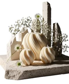 Wave/Flame - 1 Stk. Wellen Kerze - Geschenke für Sie Interior Design verschiedene Größen