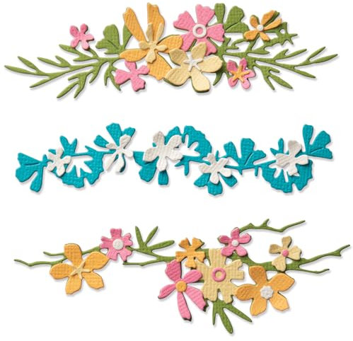 Thinlits Stanzset, 7 Stück, Woodland Borders von Olivia Rose