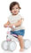 MOLTO | Cavalcabile Rosa Tenue | Corse da usare a casa o al parco giochi | Giocattoli per bambini sicuri e robusti | Promuove un sano sviluppo del bambino | + 10 mesi