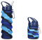 Generic Etoto Kunststoff-Granaten-Wasserflasche für Outdoor-Sportarten, Blau