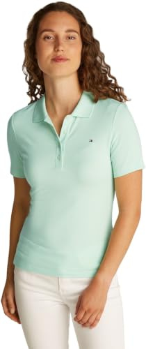 Tommy Hilfiger Damen Poloshirt Kurzarm Slim Fit