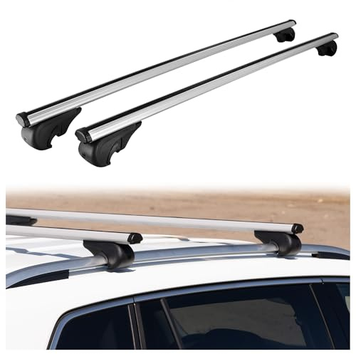 CHROMEMASTER | Dachgepäckträger Dachträger | Kompatibel mit Toyota RAV4 2016-2018 | Er dient zum Transport Einer Dachbox, Fahrradträger, Leiter; Leichte Konstruktion aus Aluminium