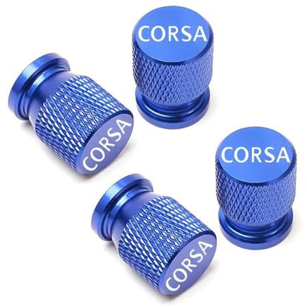 FNDYMNPG 4 Stück Auto Ventilkappen Abdeckung, für Opel Corsa Autoreifen Ventilkappen Tyre Valve Caps Auto Ventilkappen Zubehör,C