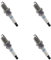 Zündkerze Nickel-Kupfer 101000035 HJ Kompatibel mit Audi A4B5(8D2)2.4 1997-2000, kompatibel mit Volvo 850(854)2.0 1994-1996, kompatibel mit Citroen XM (Y3) 3.0 1989-1994 Zündkerze Solides Terminal(4PC