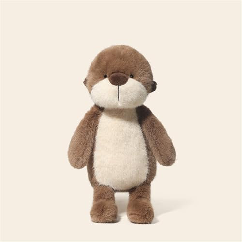 Herfair Kuscheltier Otter Plüschtier zum Kuscheln & Spielen Plüsch Spielzeug Kawaii Deko Plushie Puppen Stofftier Geschenke für Kinder
