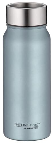 THERMOcafé by THERMOS TC DRINKING MUG ice blue mat 0,50l, Thermobecher Edelstahl, Isolierbecher, Kaffeebecher to Go Thermo, auslaufsicher, 9h heiß & 18h kalt, spülmaschinenfest, BPA-frei