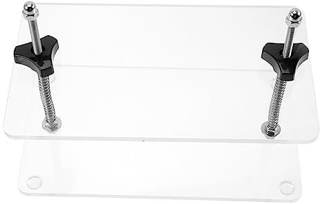 OFFSCH DIY Cheese Pressing Plate Goat Cheese Maker Tofu Press Mold Acrylic Metal Easy to Clean