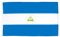 AZ FLAG – Lote de 2 banderas de Nicaragua – 90 x 60 cm – Bandera nicaragüense 100% poliéster con ojales metálicos integrados