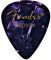 Fender 098-0351-876 351 Shape Premium Picks, Medium, Purple Moto, 12 Count