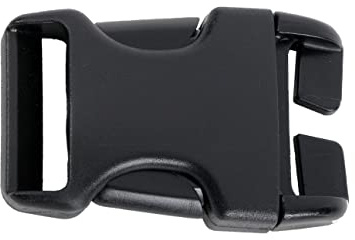 Relags Spezial II Schnalle, Schwarz, 25 mm