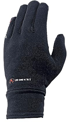 Roeckl Sports Outdoor Handschuh KASA, Crossover Unisex Fingerhandschuh, Schwarz 7.5