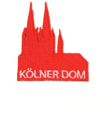 Deiters Aufnäher/Bügelbild Kölner Dom 7cm