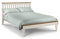 Julian Bowen Shaker Bed, Wood, Oak/Ivory, Double